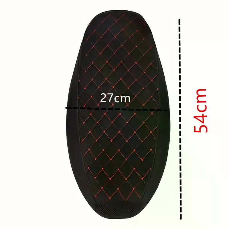 Motorcycle Seat Cover PU Leather Seat Motor Mesh Breathable Waterproof Scooter Seats Cushion Sunproof Pad Cushion Seat Cover