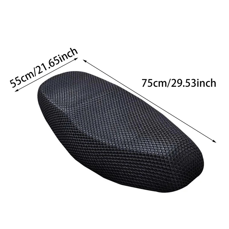 Motorcycle Accessories Motorcycle Cushion Seat Cover 3D Mesh Protectorl Anti-Slip Cushion Mesh Net Anti-skid Pad Mesh Seat Cover