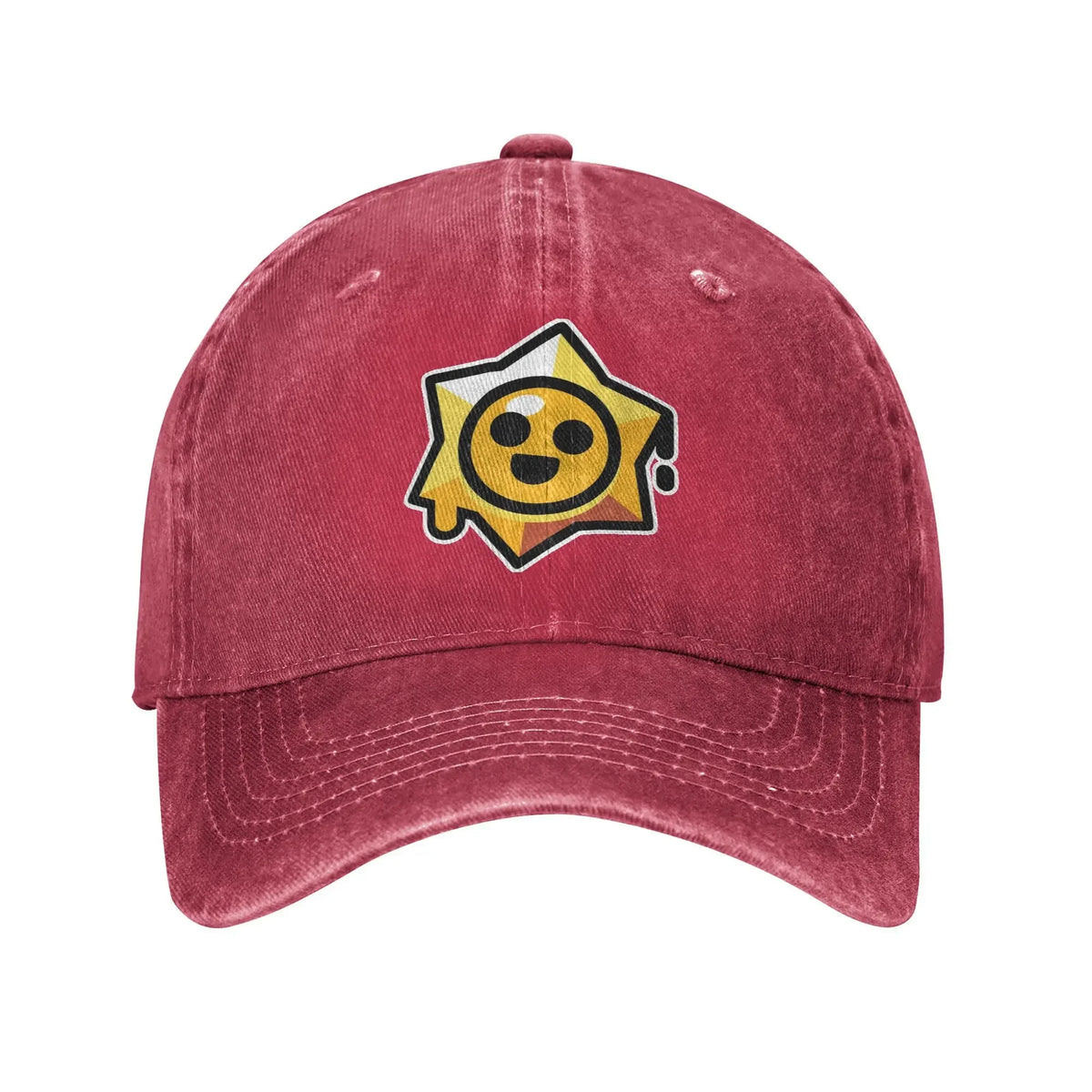 player B-Brawls Baseball Caps Retro Distressed Washed Sun Cap Unisex Style Outdoor Running Golf Adjustable Hats Cap
