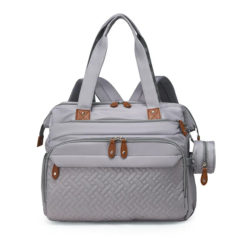 Fashionable Diaper Bag Backpack, Multifunctional Baby Diaper Bag Backpack, Large Capacity Out-and-out Baby Supplies Storage Bag
