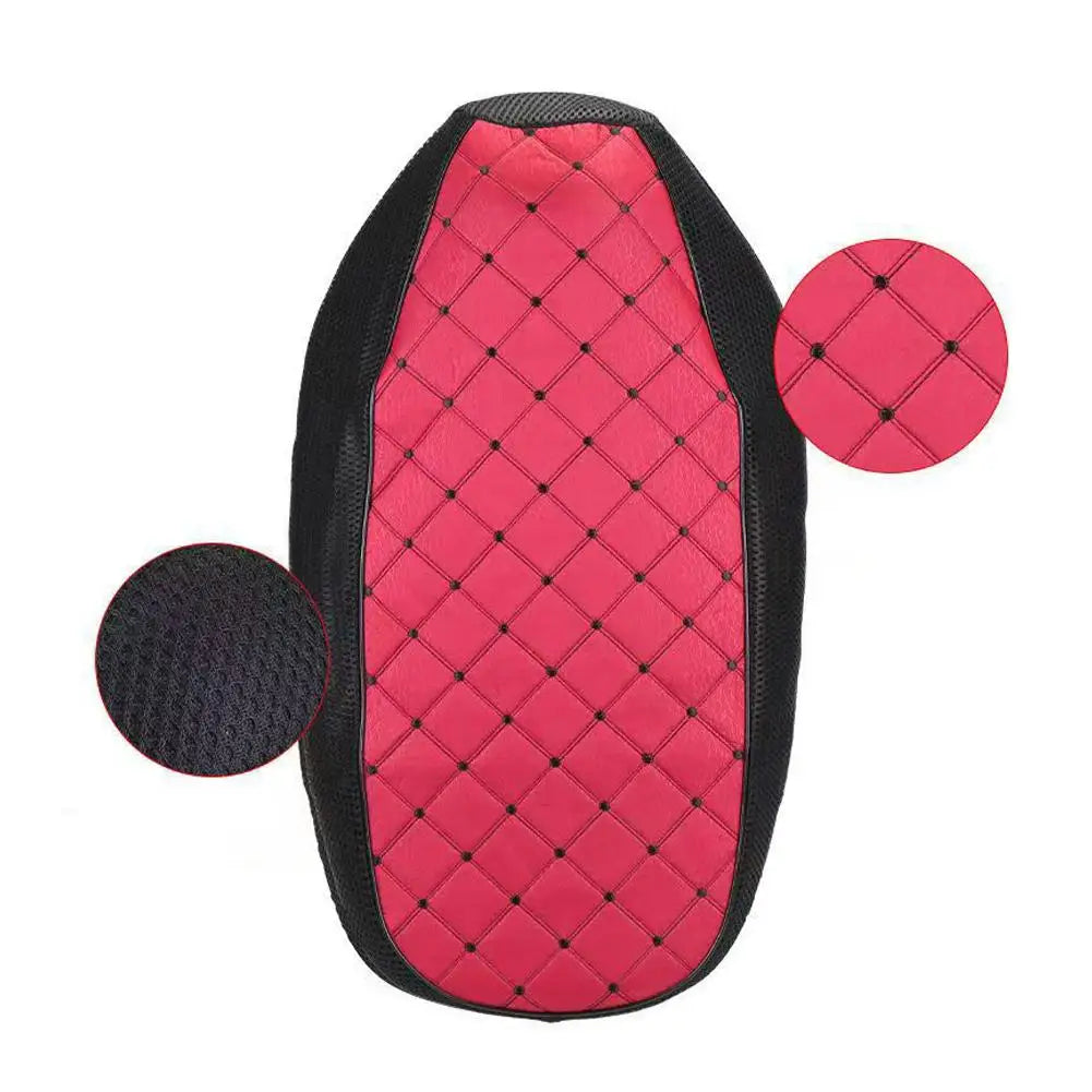 Universal Motorcycle Seat Cover,3D Spacer Mesh Fabric Scooter Cushion Breathable Anti-Slip Moped Seat Cover for Comfort Riding
