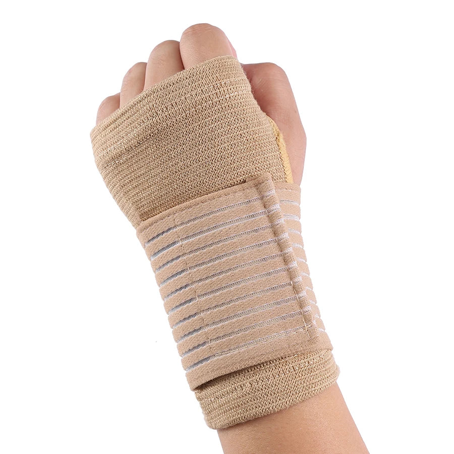 2Pcs Sports Wristband Sports Bandage Protective Gloves Adjustable Wrist Support Fitness Anti-Sprain Anti-Wear Gloves Sports Accessories Ws00486