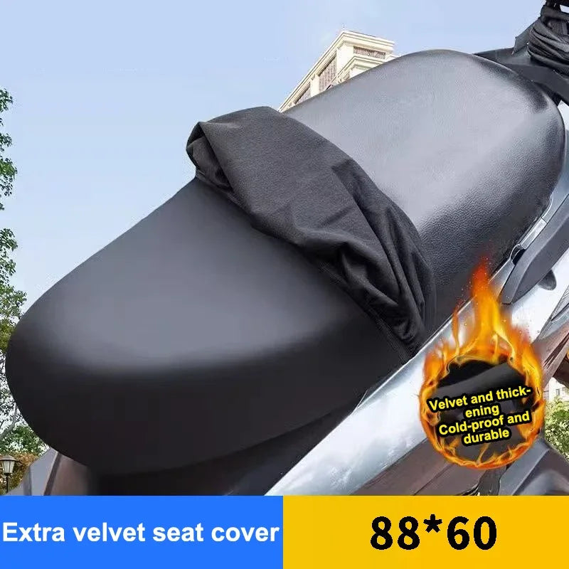 Motorcycle Seat Covers Protector Autocycle Seat Cushion Waterproof Pu Leather Anti Scratch Cover Mats For Motor Electric Scooter