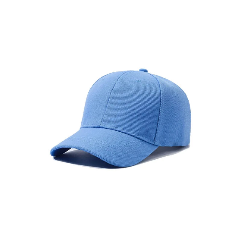 Customized Printed Logo DIY Baseball Cap Unisex Adjustable Men Women Sport Trucker Hat Solid Color Personalized Caps