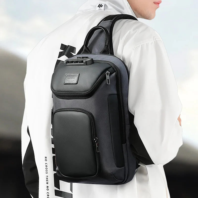 Sling Bag Small Backpack Crossbody Bags for Men Chest Pack Man Purse Shoulder Messenger Bags