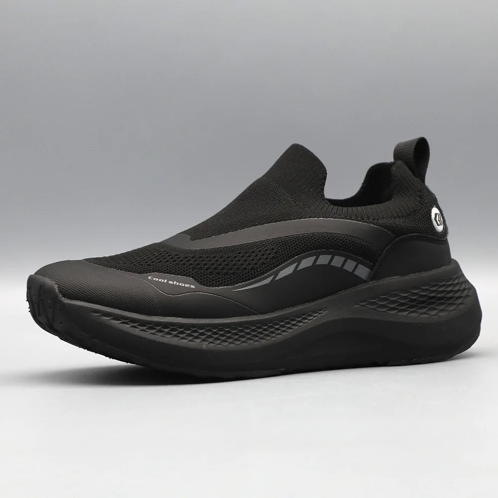 Men's Outdoor Sports Casual Shoes Slip-On Spring Summer Breathable Comfortable Thick Bottom Anti-Slip Lightweight EVA Midsole