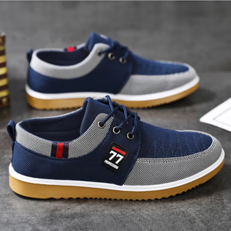 New Fashionable Trendy Men's Shoes Casual Sports Shoes Comfortable and Versatile Knitted Sneakers Man Tennis Shoes