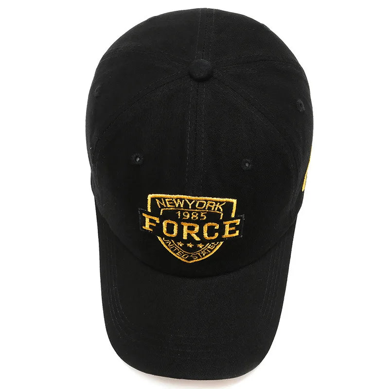 Men's Baseball Cap Versatile Trendy Baseball Cap for Outdoor Sports European and American Fashion Lettered Baseball Caps