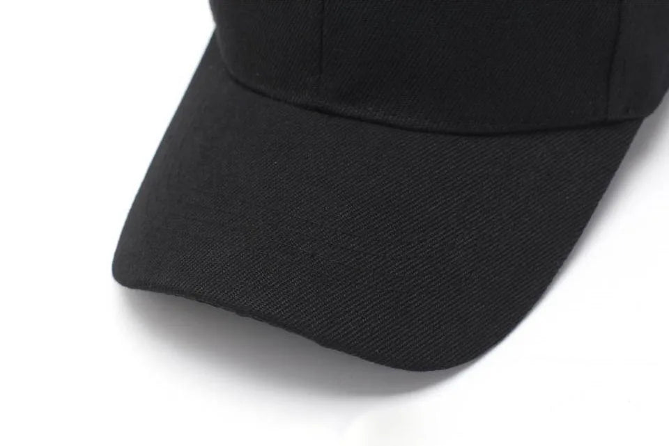 Customized Printed Logo DIY Baseball Cap Unisex Adjustable Men Women Sport Trucker Hat Solid Color Personalized Caps