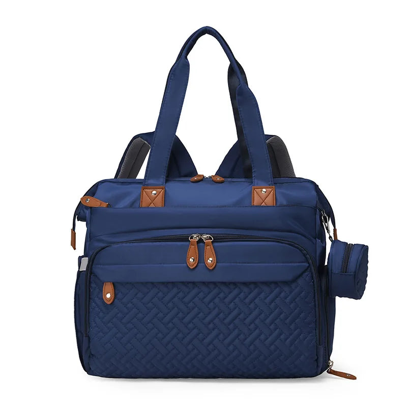 Fashionable Diaper Bag Backpack, Multifunctional Baby Diaper Bag Backpack, Large Capacity Out-and-out Baby Supplies Storage Bag