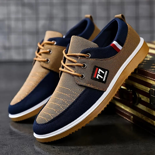 New Fashionable Trendy Men's Shoes Casual Sports Shoes Comfortable and Versatile Knitted Sneakers Man Tennis Shoes