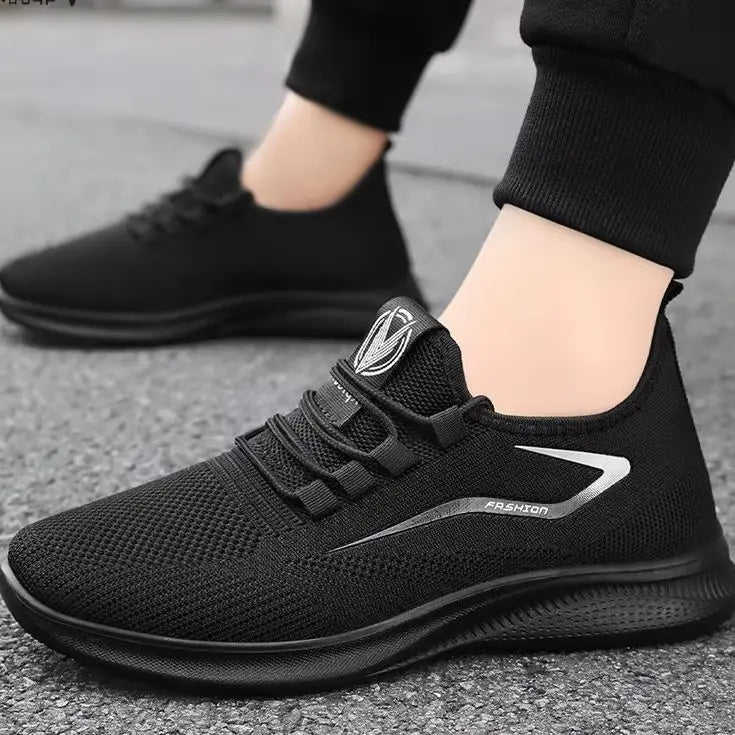 Sports Men's Shoes Breathable Casual Summer New Soft Soled Breathable Mesh Sneaker Non-slip Men's Summer Cheap Shoes Clearance