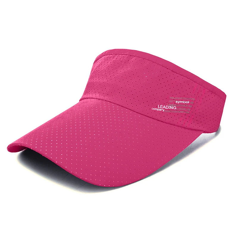 Fashion Summer Sport Outdoor Sun Hats Big Brim Empty Top Baseball Caps Quick Dry Hats for Women&  Men Golf Hat