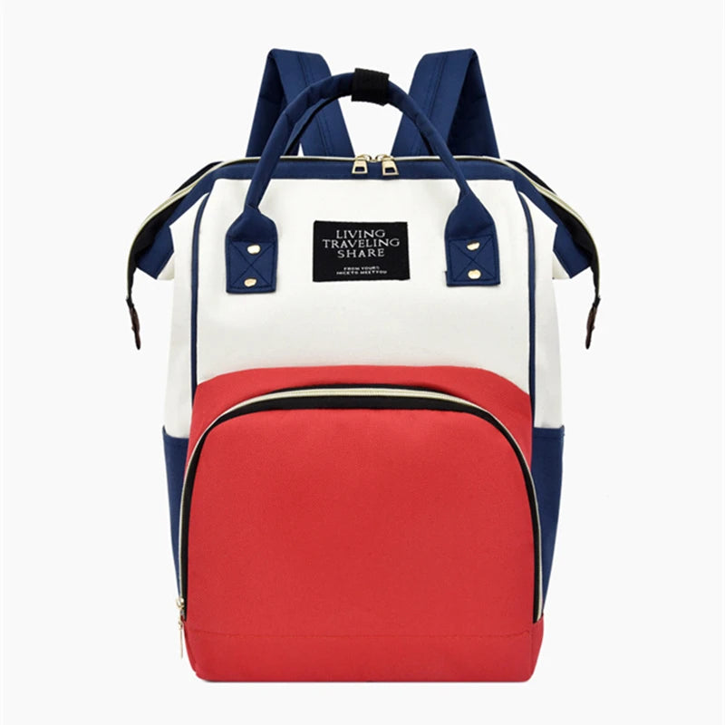 Mommy Bag: Simple, Stylish, Lightweight, Double Shoulder Mommy Bag: Multifunctional, Large Capacity Outgoing Mother and Baby Bac