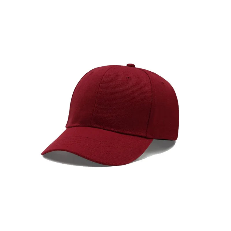 Customized Printed Logo DIY Baseball Cap Unisex Adjustable Men Women Sport Trucker Hat Solid Color Personalized Caps