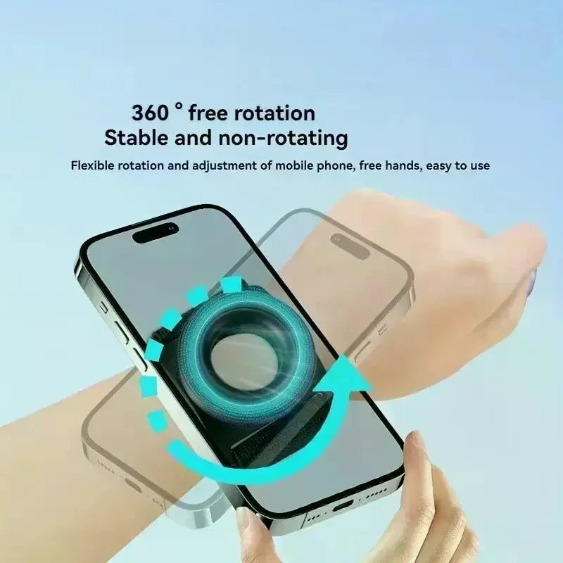 1 Set Mobile Phone Holder Wrist Strap Strong Magnetic Suction Bracket Mount Arm Dedicated For Phone 13 14 15 16 Pro Max