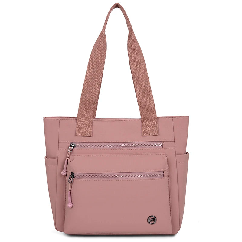 Women Tote Bag Large Capacity Waterproof Canvas Eco-friendly Shoulder Handbag Work School Travel Shopping Daily Essential