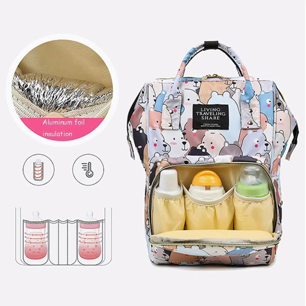 Baby Bag Maternity Baby Care Multi-Function Tote Bag Pockets Large Capacity Travel Backpack Diaper Bag Mummy Bag Nappy Bags