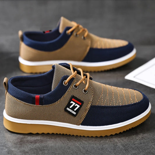 New Fashionable Trendy Men's Shoes Casual Sports Shoes Comfortable and Versatile Knitted Sneakers Man Tennis Shoes