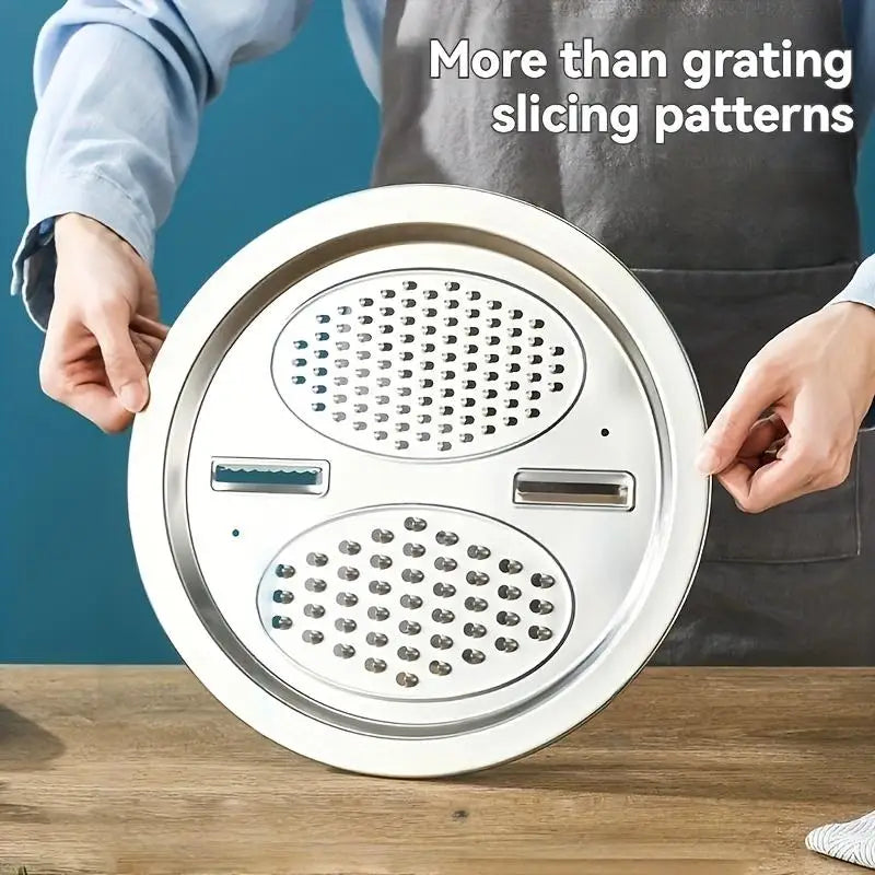 3-Piece Kitchen Set, Stainless Steel Mixing Bowl & Cutting System, Easy Clean Design, Space-Saving, Ideal for Home Cooking