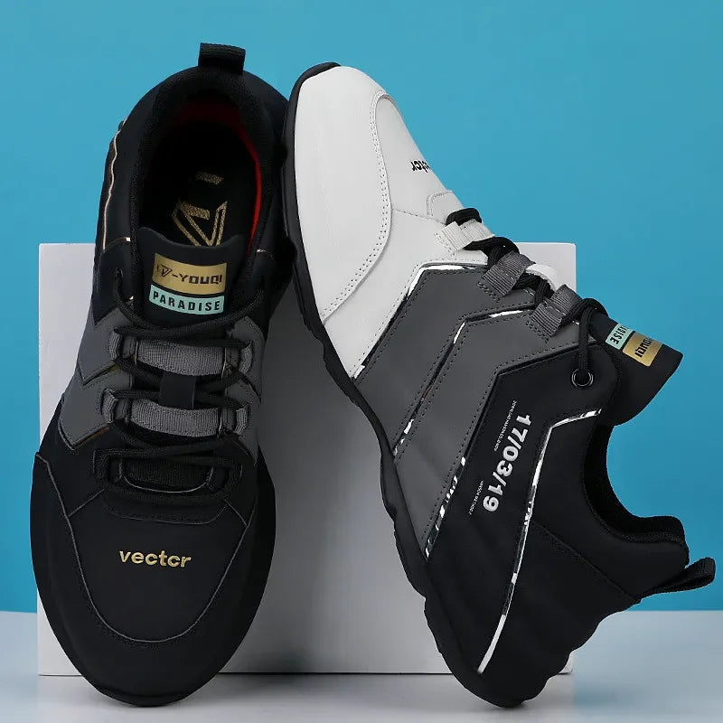 Men's Sports Shoes Outdoor Running Shoes Casual Lace Up Tennis Shoes Male Footwear   New Sneakers for Men