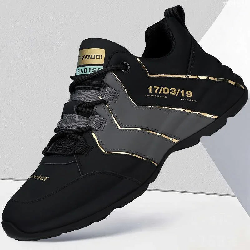 Men's Sports Shoes Outdoor Running Shoes Casual Lace Up Tennis Shoes Male Footwear   New Sneakers for Men