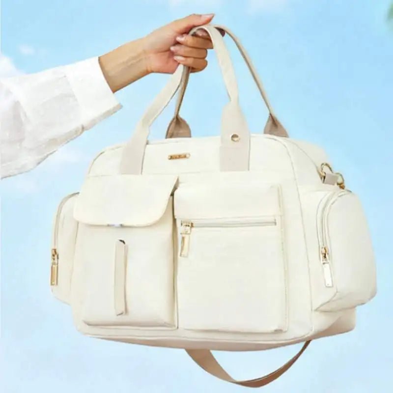 Single-shoulder / Hand-held baby Carrier Bag, Mother and baby Supplies Bag, Milk Bottle Insulation Bag, Diaper Storage Bag