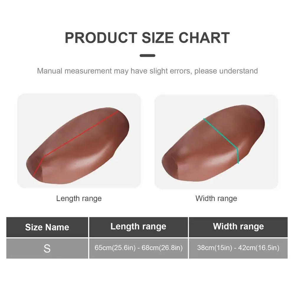 Motorcycle Seat Cover Breathable Seat Cushion Cover Riding PU leather Seat Cover Comfortable for Electric Motorcycle Accessories