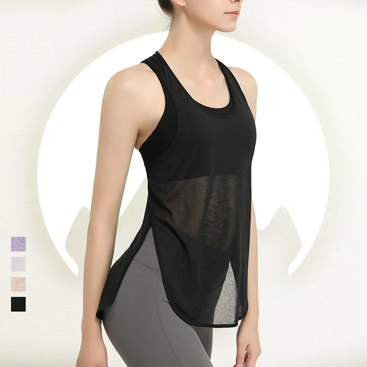 Women's Translucent Sports Vest - Lightweight Running Top for Female Workout Jogger Fitness Wear Athletic Sportswear Racing Tees
