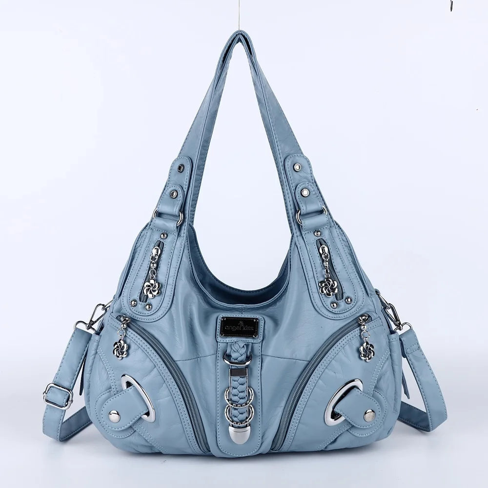 Women Handbags Fashion Shoulder Bag Large Tote Top-handle Shopping Pack Multifunctional Satchel Lady Hobos Purse