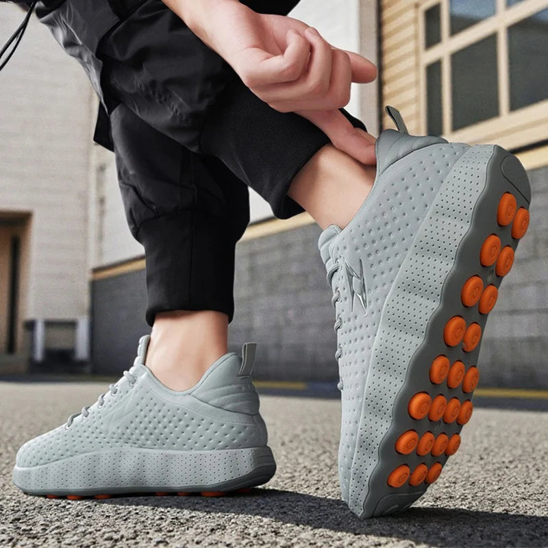 Women's Sports Breathable Lightweight Training Shoes with Foot Sensing Massage Technology Men's Comfortable Casual Sneakers