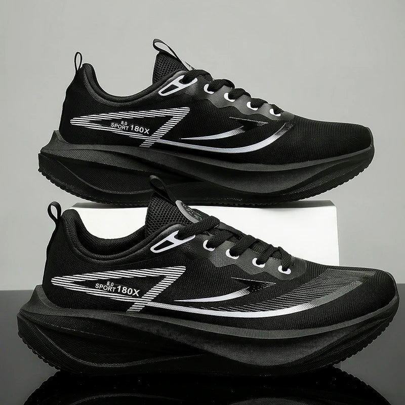 Men Casual Sports Running Shoes Carbon Board Marathon Training Breathable Women's Jogging Athletic Nonskid Walking Sneakers