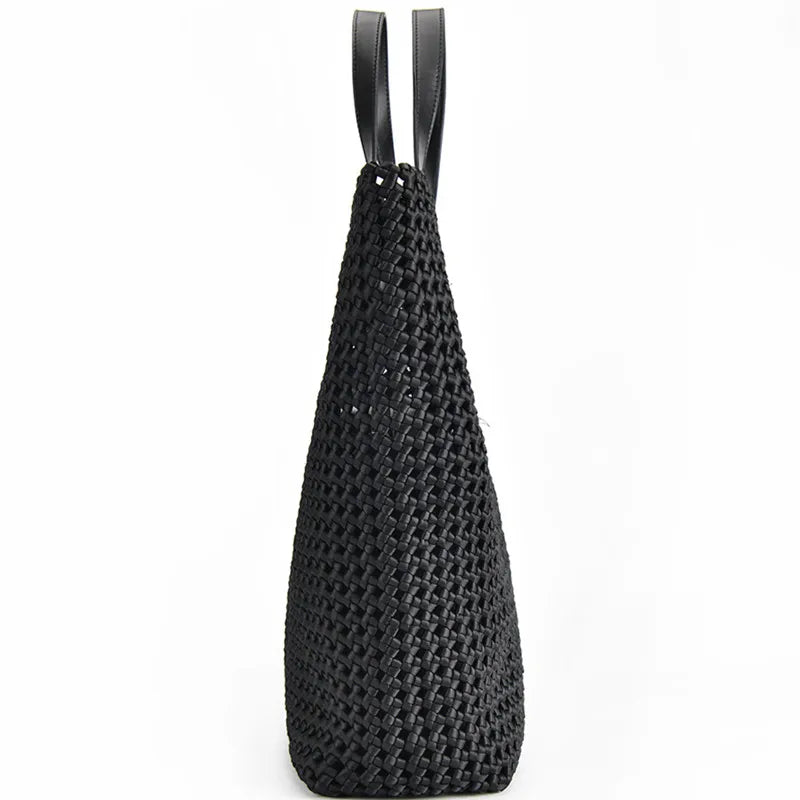 2026 new hand-woven shoulder bag large capacity ladies Europe and the United States fashion bag network red hot