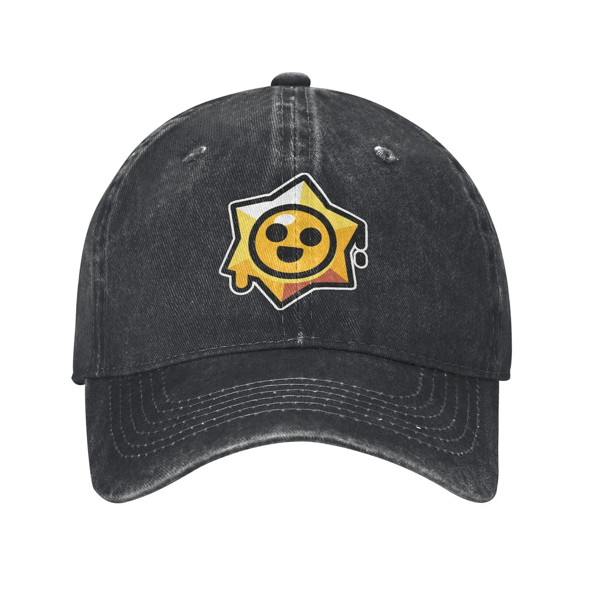player B-Brawls Baseball Caps Retro Distressed Washed  Sun Cap Unisex Style Outdoor Running Golf  Adjustable Hats Cap
