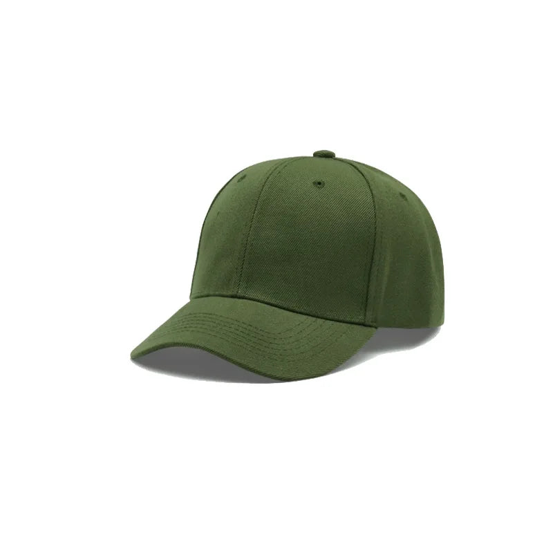 Customized Printed Logo DIY Baseball Cap Unisex Adjustable Men Women Sport Trucker Hat Solid Color Personalized Caps