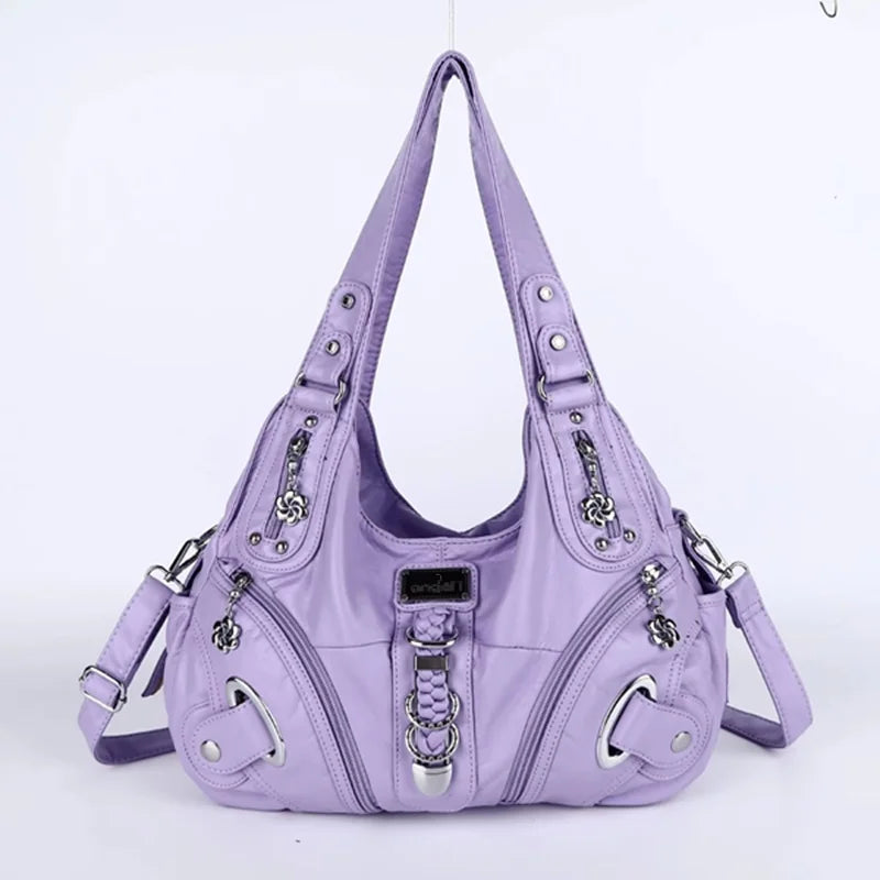 Women Handbags Fashion Shoulder Bag Large Tote Top-handle Shopping Pack Multifunctional Satchel Lady Hobos Purse