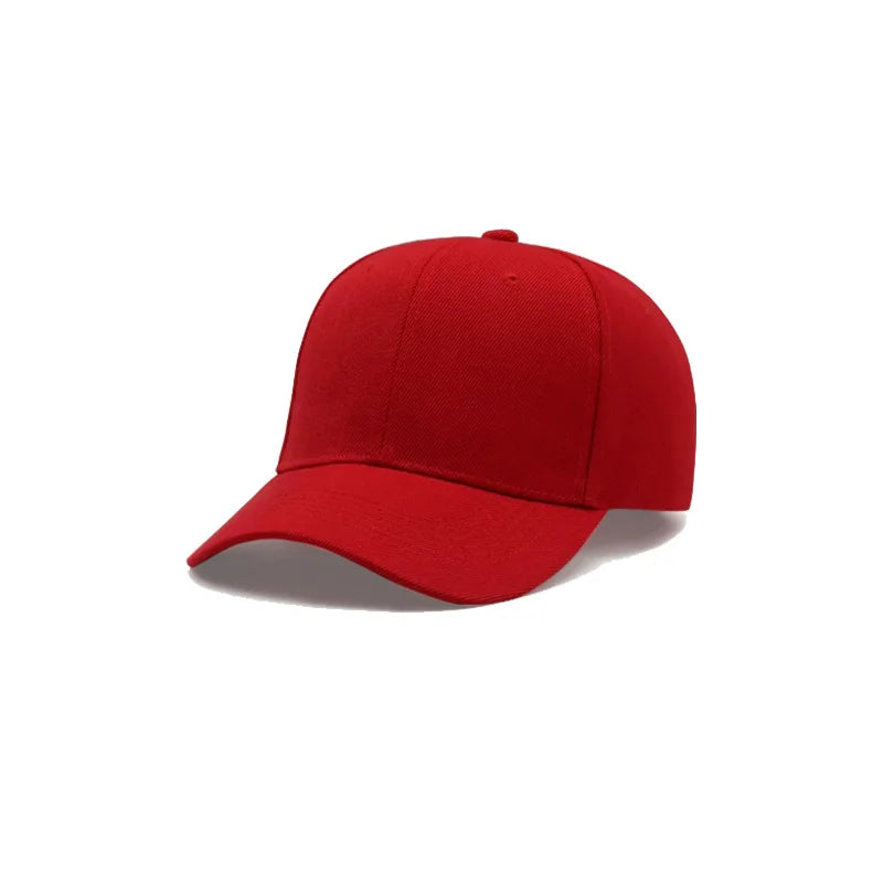Customized Printed Logo DIY Baseball Cap Unisex Adjustable Men Women Sport Trucker Hat Solid Color Personalized Caps