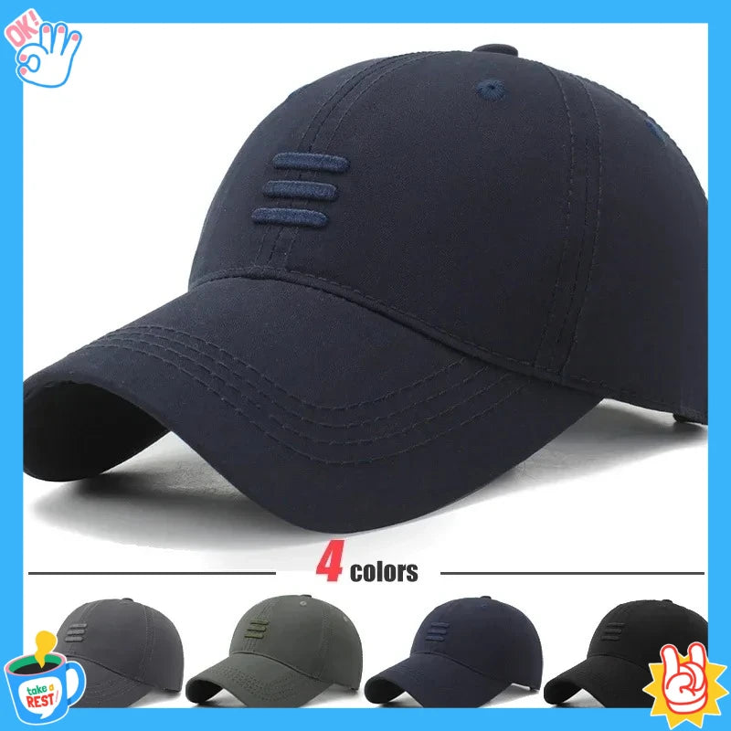 2027 A New Stylish and Soft-brimmed Baseball Cap with A Rugged Outdoor Sports and Casual Look. Suitable for Both Men and Women.
