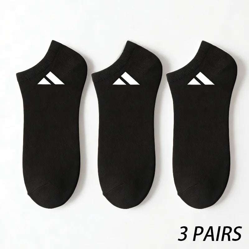 3 Pairs of Sports Socks, Comfortable Elastic Cuffs, Moisture Wicking, Breathable, Suitable for Daily Casual Sports