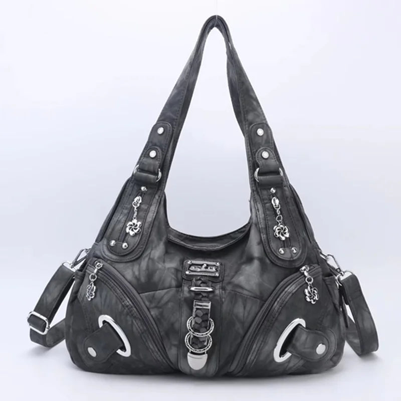 Women Handbags Fashion Shoulder Bag Large Tote Top-handle Shopping Pack Multifunctional Satchel Lady Hobos Purse