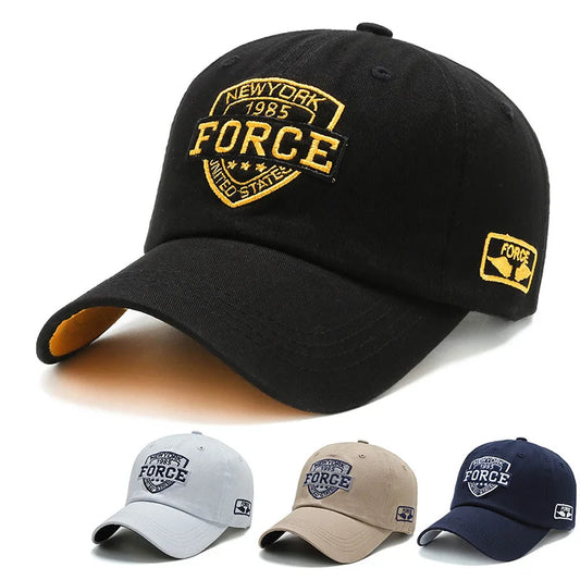 Men's Baseball Cap Versatile Trendy Baseball Cap for Outdoor Sports European and American Fashion Lettered Baseball Caps