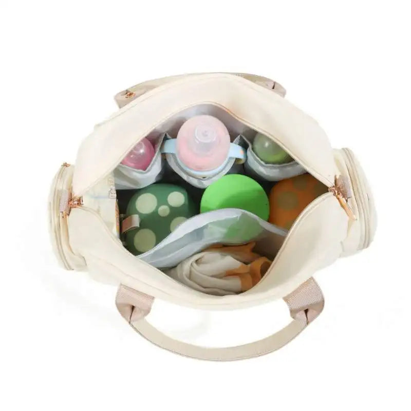 Single-shoulder / Hand-held baby Carrier Bag, Mother and baby Supplies Bag, Milk Bottle Insulation Bag, Diaper Storage Bag