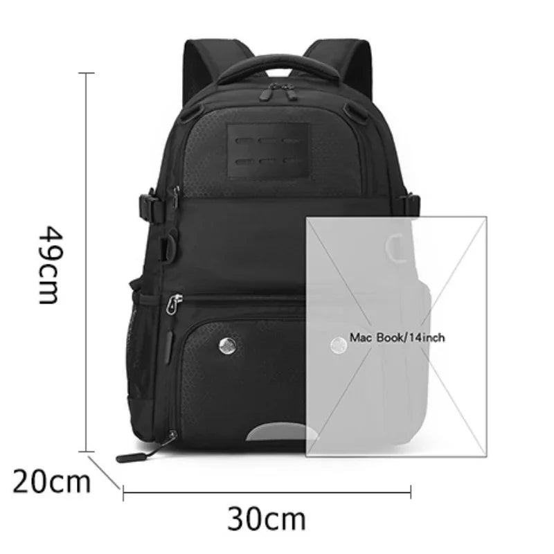 Basketball Bag, Sports Backpack, Men's Waterproof Outdoor Football Bags Large Capacity Backpacks Independent Shoe Compartment 가방