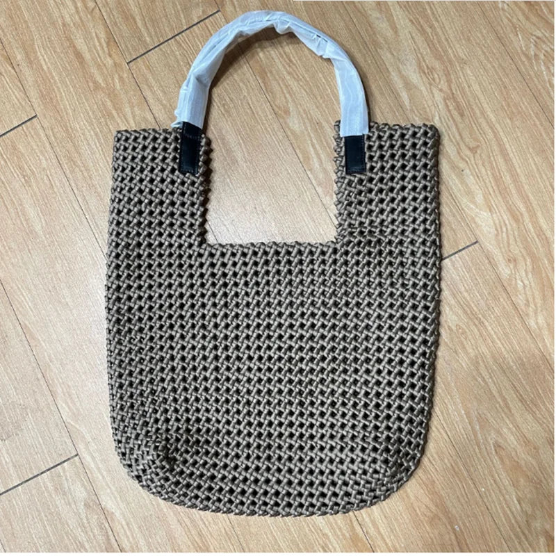 2026 new hand-woven shoulder bag large capacity ladies Europe and the United States fashion bag network red hot