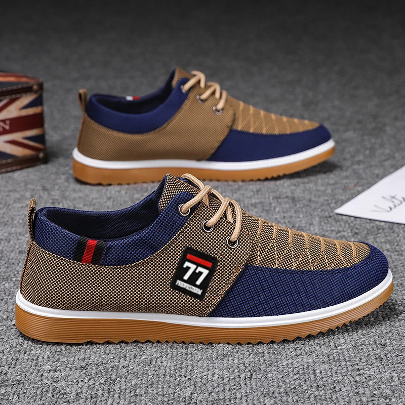 New Fashionable Trendy Men's Shoes Casual Sports Shoes Comfortable and Versatile Knitted Sneakers Man Tennis Shoes