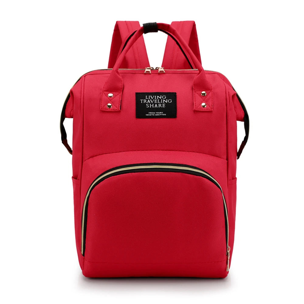 Mommy Bag: Simple, Stylish, Lightweight, Double Shoulder Mommy Bag: Multifunctional, Large Capacity Outgoing Mother and Baby Bac