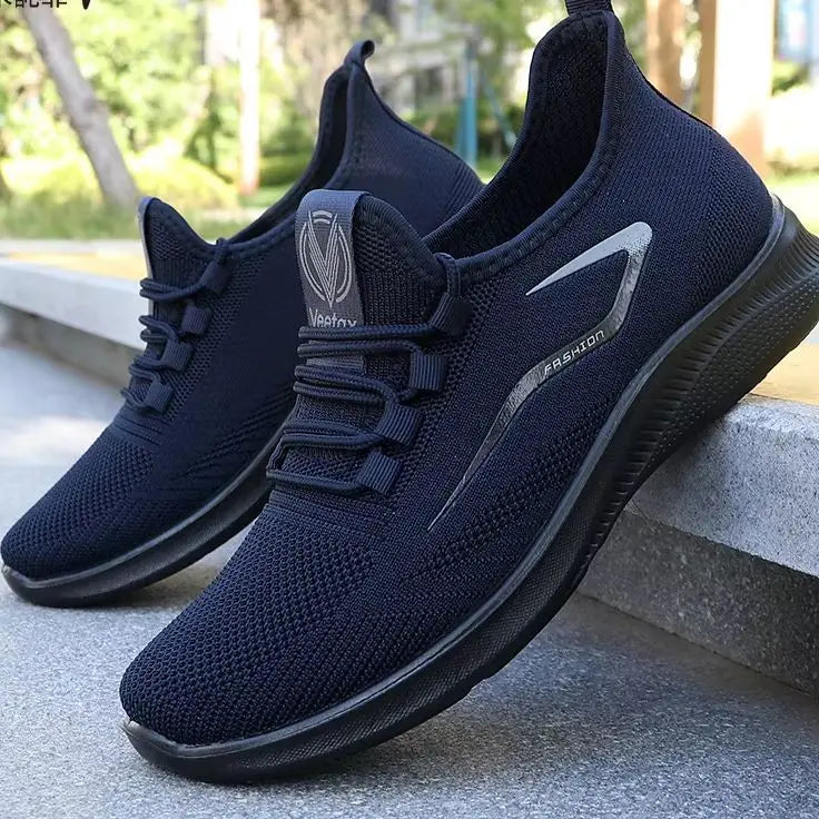 Sports Men's Shoes Breathable Casual Summer New Soft Soled Breathable Mesh Sneaker Non-slip Men's Summer Cheap Shoes Clearance