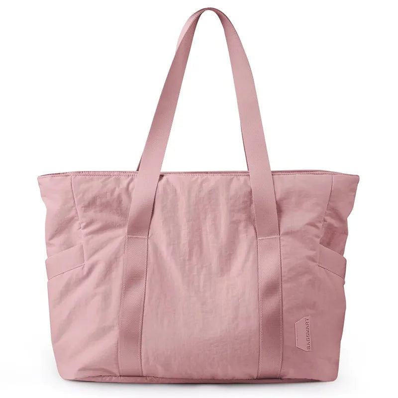 Women Tote Bag University Laptop Travel Tote diaper Gym Yoga Bag Shoulder Bag with Yoga Mat Buckle for Sports College Work