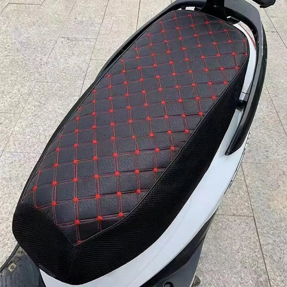 Brand New Motorcycle Seat Cover 3D Leather Seat Motor Waterproof Scooter Seats Cushion Sunproof Pad Cushion Seat Cover Accessori
