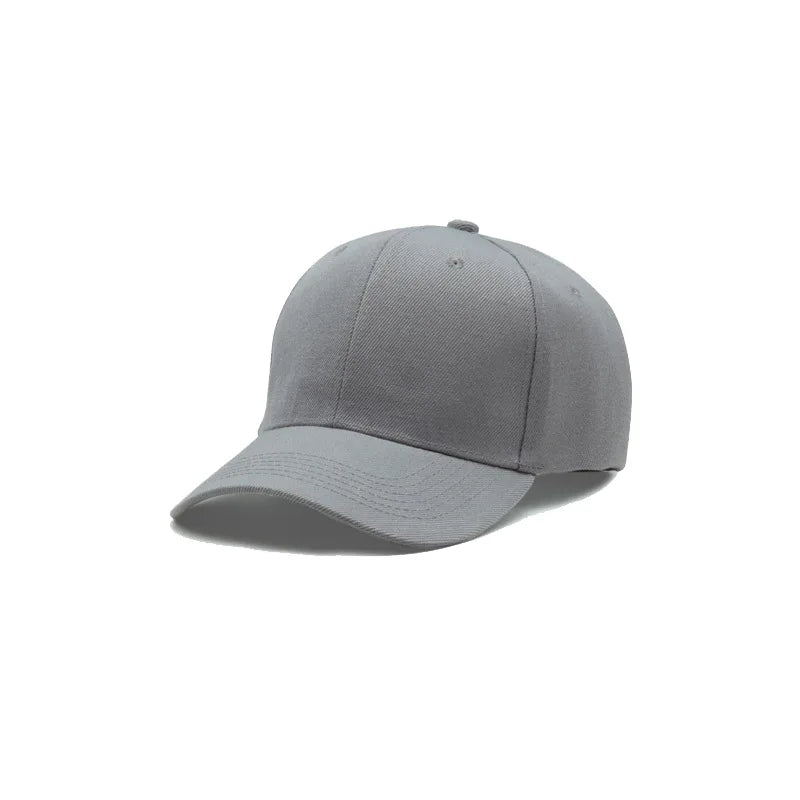 Customized Printed Logo DIY Baseball Cap Unisex Adjustable Men Women Sport Trucker Hat Solid Color Personalized Caps
